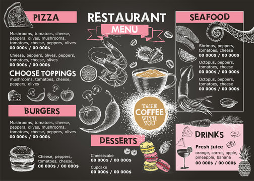 Restaurant cafe menu
