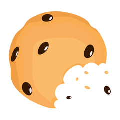 Vector cookie cartoon character