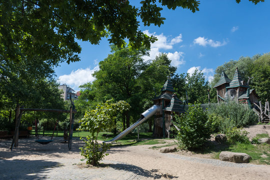 Aire de jeux pour enfants &agrave; Berlin, Allemagne