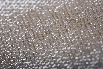 Silver leather texture or leather background for design with copy space for text or image.