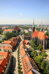 Obraz premium Panoramic view of Wroclaw. Poland