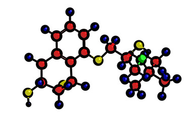 Molecular structure of nadolol (corgard)
