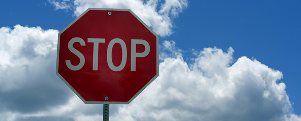 Stop sign 