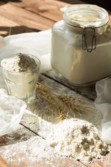 Bank of flour and spikelets