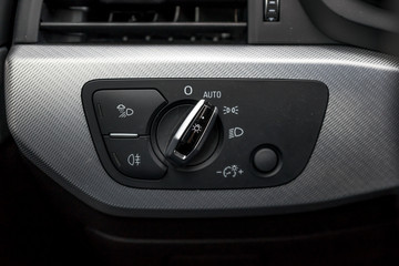 Fototapeta premium Scheinwerfer Bedienelemente