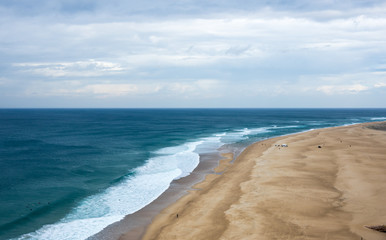The coast of Atlantic ocean