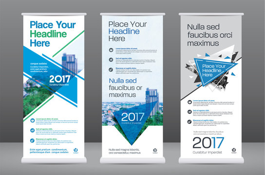 City Background Business Roll Up Design Template Set.Flag Banner Design. Can be adapt to Brochure, Annual Report, Magazine,Poster, Corporate Presentation,Flyer, Website