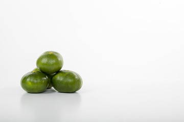 Three tangerines