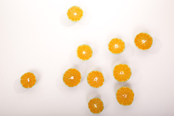 Tangerines in White