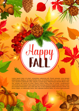 Autumn season and Thanksgiving Day banner design