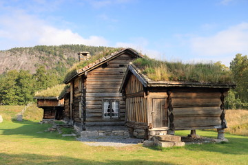 wooden shed in Norway