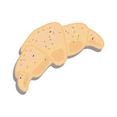 Illustration of croissant.