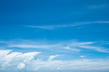 Blue sky and white clouds