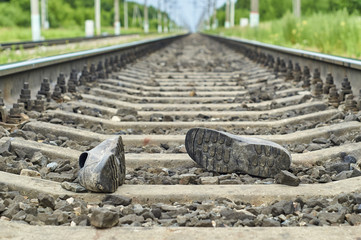 Accident on railway 