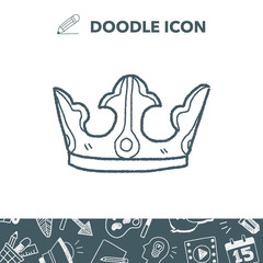 crown doodle