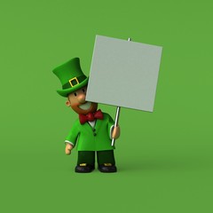 Leprechaun - 3D Illustration