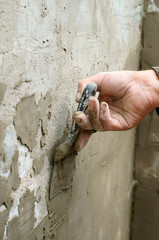 Plasterer plaster wall plaster