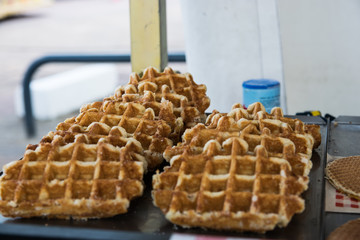 Warm waffles