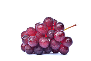 grapes isolated on white background
