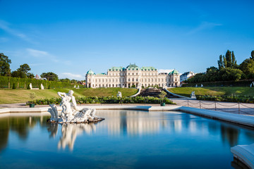Obraz premium Belweder w Wiedniu, Austria