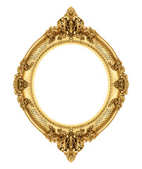 Vintage gilded frame