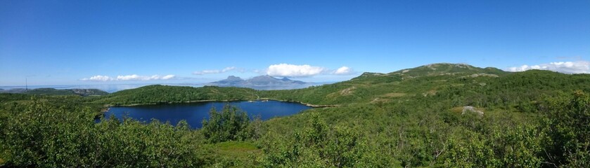 lake and mountain in Bodø
