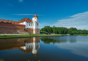 Naklejka premium Mir Castle Complex. Belarus.