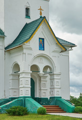 Obraz premium Temple Lubcha,Belarus.