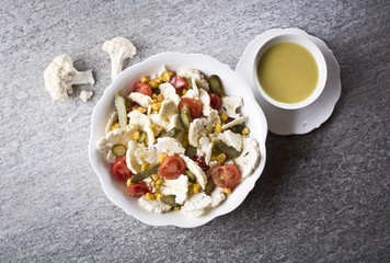 Neue Salatideen - Brokkoli und Blumenkohl