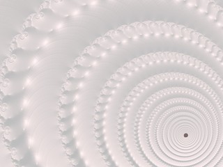The white Plaster in the form of a Fractal