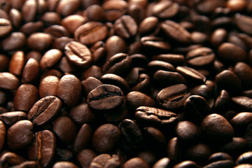 Coffee beans as wallpaper