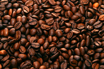 Coffee beans as wallpaper