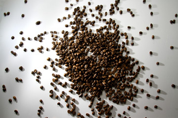 Coffee beans as wallpaper