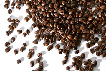 Coffee beans as wallpaper