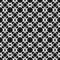 Seamless black and white pattern background abstract