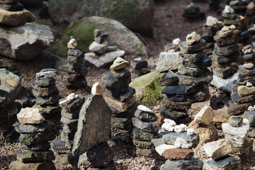 Stone tower at Bulguksa Temple UNESCO World Heritage in Gyeongju, Korea