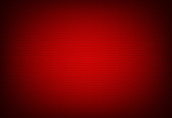 Red Perforated Metal Grid Background - Wire Mesh Pattern, Vector
