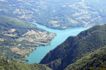 Obraz premium Biljeska stena viewpoint Tara mountain Serbia