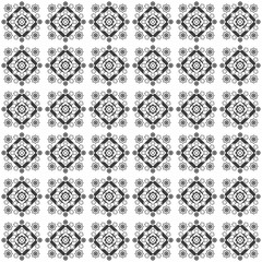 Seamless black and white pattern background abstract