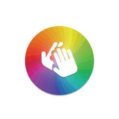 Fototapeta na wymiar Color Circle - App Push-Button