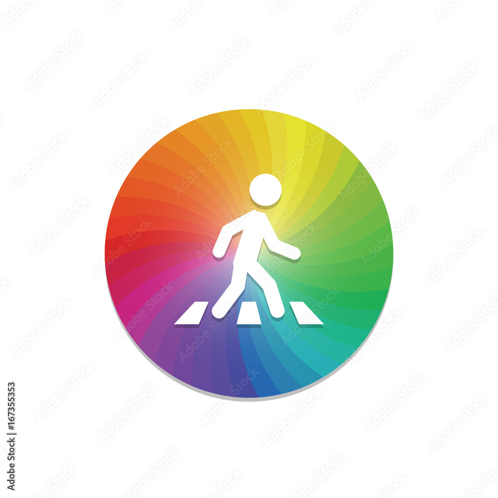 Canvas Prints Color Circle - App Push-Button