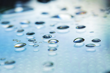 Background of beautiful water drops