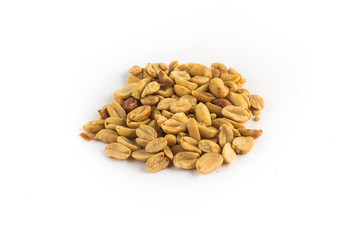 Toasted and peeled peanuts