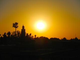 Sunset in Marocco