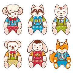 Kids toy set. Baby background. 