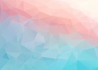 Poster Colorful flat background with triangles shape © igor_shmel
