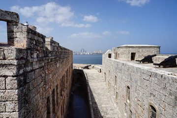Blick von einer Festung über Havanna auf Kuba, Karibik
