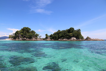 Image view Island Lipe in the Andaman Sea Thailand
