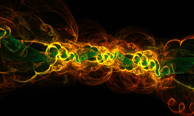 Fractal abstract wave. Beautiful background for art projects, business, template, banners