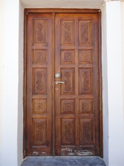 Door of the chapel of Panormos, Creta